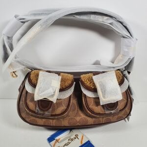 Coach Ashton Bag With Signature Canvas NWT